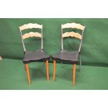 Pair of post modern Vitra Sedlak chairs by Borek Sipek, Switzerland,