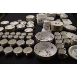 Approx 190 pieces of Royal Worcester Astley pattern tea, coffee and dinner ware to include: cups,