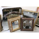 Collection of Six Mirrors of Various Ages