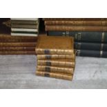 Collection of vintage books, in three boxes to include; 10 volumes of 1877 "Family History of