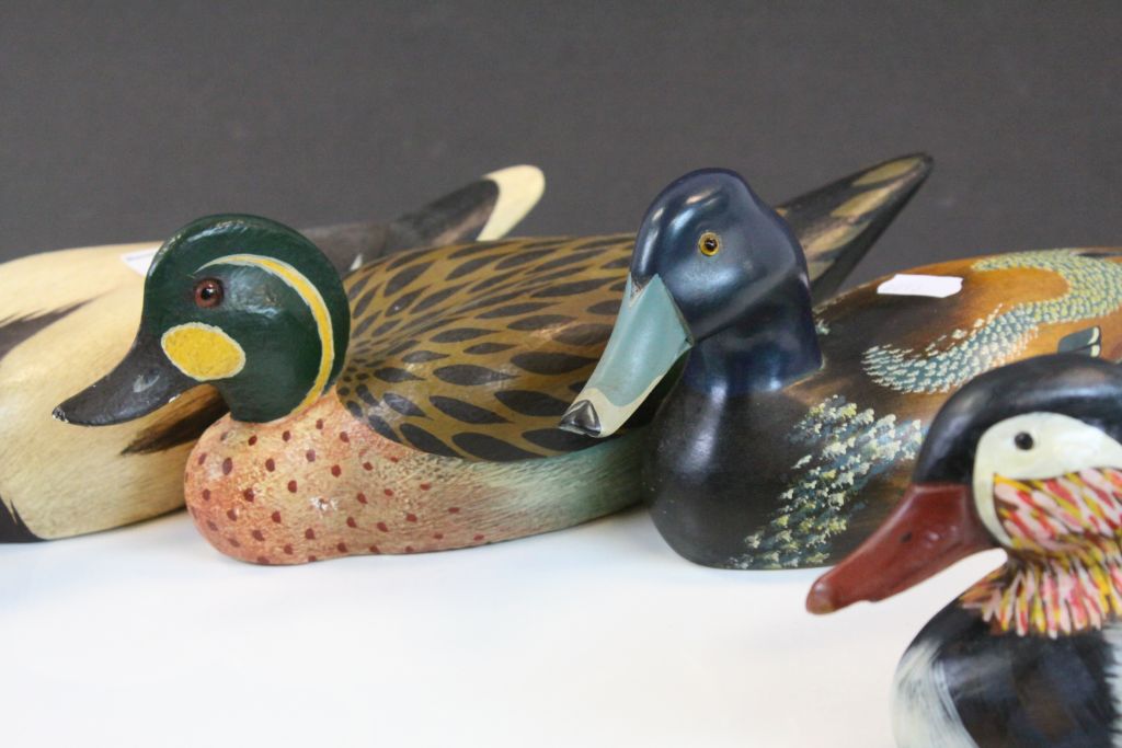 Collection of hand painted Wooden Ducks to include Letter racks - Image 7 of 7