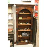 19th century Mahogany Tall Bookcase with Five Adjustable Shelves