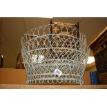 Pair of Wirework Baskets / Plant Holders