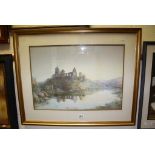 William Derrick (1857-1941) 19th century Watercolour Tintern Abbey signed and dated 1879