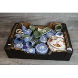 Mixed vintage ceramics to include Royal albert "Old Country Roses" & Wedgewood Jasperware