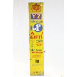 Vintage Enamelled "Y.Z" Chewing Gum vending machine