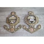 War interest: A pair of WWI wall plaques to commemorate RMS Empress of Ireland; each in the form