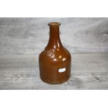 Earthen Ware Cider bottle of Sussex interest