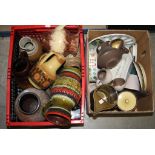 Two boxes of mixed vintage Ceramics to include West German vases & Poole Pottery