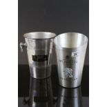 Two French Champagne Ice Buckets - Champagne Delamotte Peugeot and Lorentz