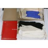 Two boxes of vintage Kid Leather Ladies Gloves to include unworn