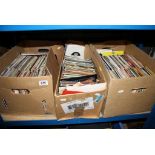 Approximately 500 vinyl singles spanning genres and decades to include The Beatles, The Rolling