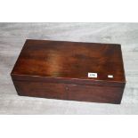 19th century Large Mahogany Writing Slope for restoration