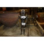 Steampunk Scratch built Nuts & Bolts model of a Robot C3PO