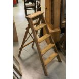 Set of Vintage Pine Dresser Steps, 110cms high