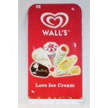 Double sided Tin "Wall's Ice Cream" Advertising sign