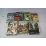 Small collection of Agatha Christie Book Club hardback Books with dust covers, mainly First