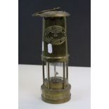 Vintage Brass Miners Lamp, Thomas Williams makers Aberdare