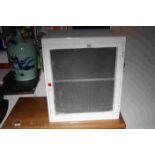 Vintage / Retro White Painted Meat Safe, 53cms long x 42cms deep x 62cms high