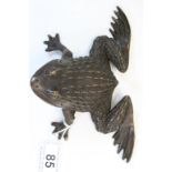 Bronze Figure of a Frog / Toad