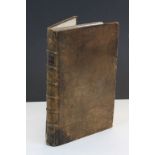 Early 18th Century leather bound Book "The Works of that Learned and Judicious Divine Mr Richard