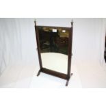 Edwardian Mahogany Swing Mirror