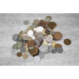 Collection of UK and World coins to include Victorian, Edwardian etc