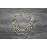 Long Blister Pearl Necklace