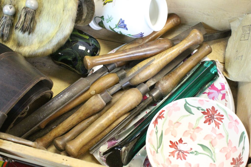 Mixed Collectables to include Marples Chisels, Sporrans, Whitefriars Vase, Portmeirion, Emma - Image 3 of 4