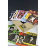 Box of Vintage Beat Magazines and Record Song Books including The Beatles and Elvis