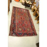 Vintage Eastern Red Ground Rug