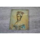 Miniature Portrait of a 19th century Lady