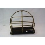 William Tonks and Sons Style Art Deco Magazine Rack