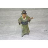 Vintage Cold Painted Figure of a Japanese Lady