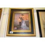 Oil Painting Portrait of Seductive Nude Female in her Boudoir