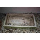 Old Glazed Stone Sink, 92cms x 54cms x 15cms