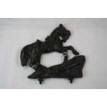 Cast Iron Plaque in the form of a Napoleonic Artillery Horse