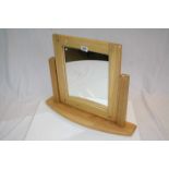 Pale Oak Contemporary Swing Mirror