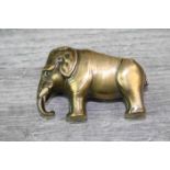 Brass Antique Pin Cushion in the form of an Elephant