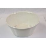 Large glazed Dairy bowl, marked to base "EiiR 1954 T G Green & Co Ltd"