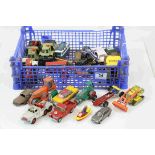 Quantity of Playworn Diecast Vehicles to include Dinky, Tonka, Matchbox, etc