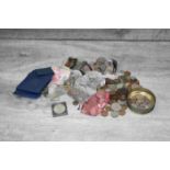 Bag of mixed UK & World coins and Medallion to include Silver plus a small amount of Belgian