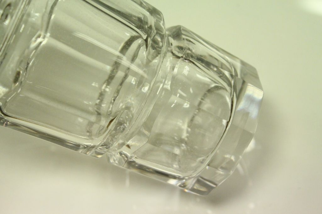 A Silver Plated and faceted glass Art Deco style Cocktail Shaker - Image 2 of 2