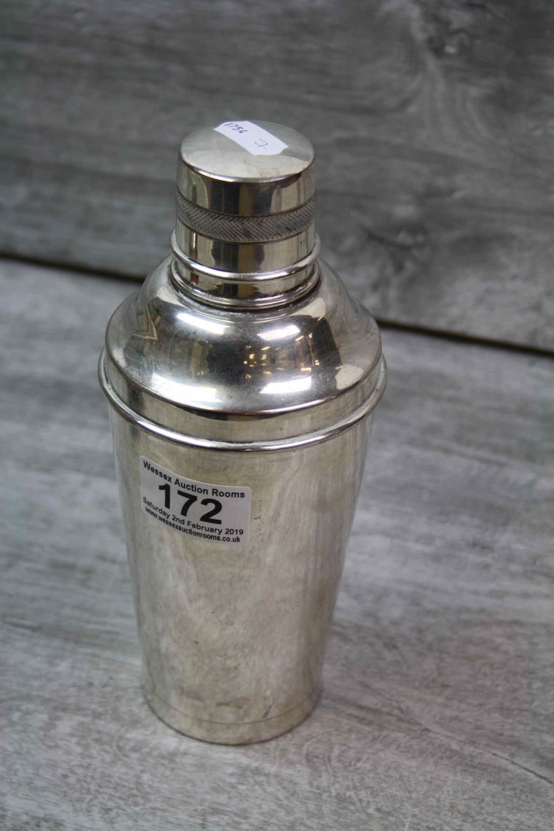 White metal cased coconut beaker, the coconut with white metal overlay, height approximately 9cm - Image 5 of 5