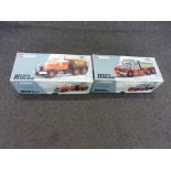 Two boxed 1:50 Corgi ltd edn Heavy Haulage diecast models to include Sunter Brothers (17902) and