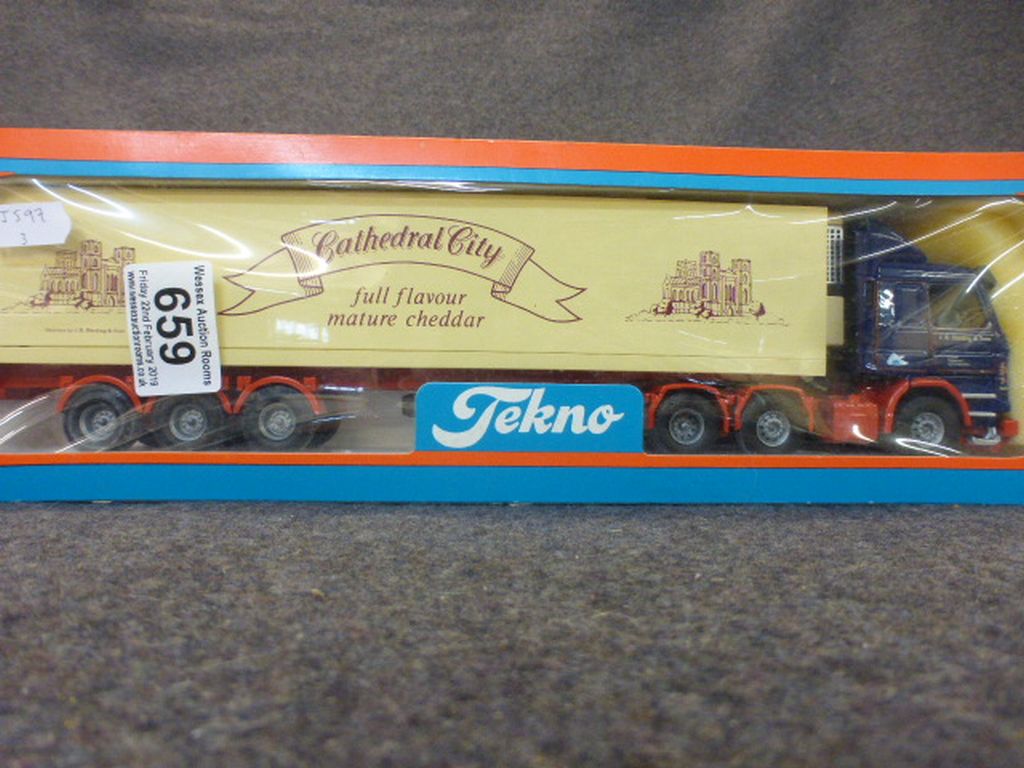 Boxed ltd edn Tekno Cathedral City 196- 12/93 diecast model hauler (vg) - Image 2 of 3