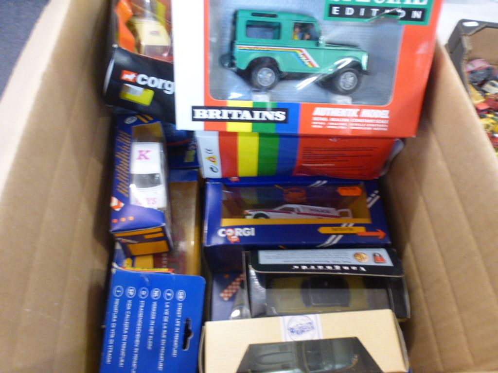 Collection of 24 boxed Britains and Corgi diecast models to include Britains 5946 4x4 Britains - Image 2 of 2