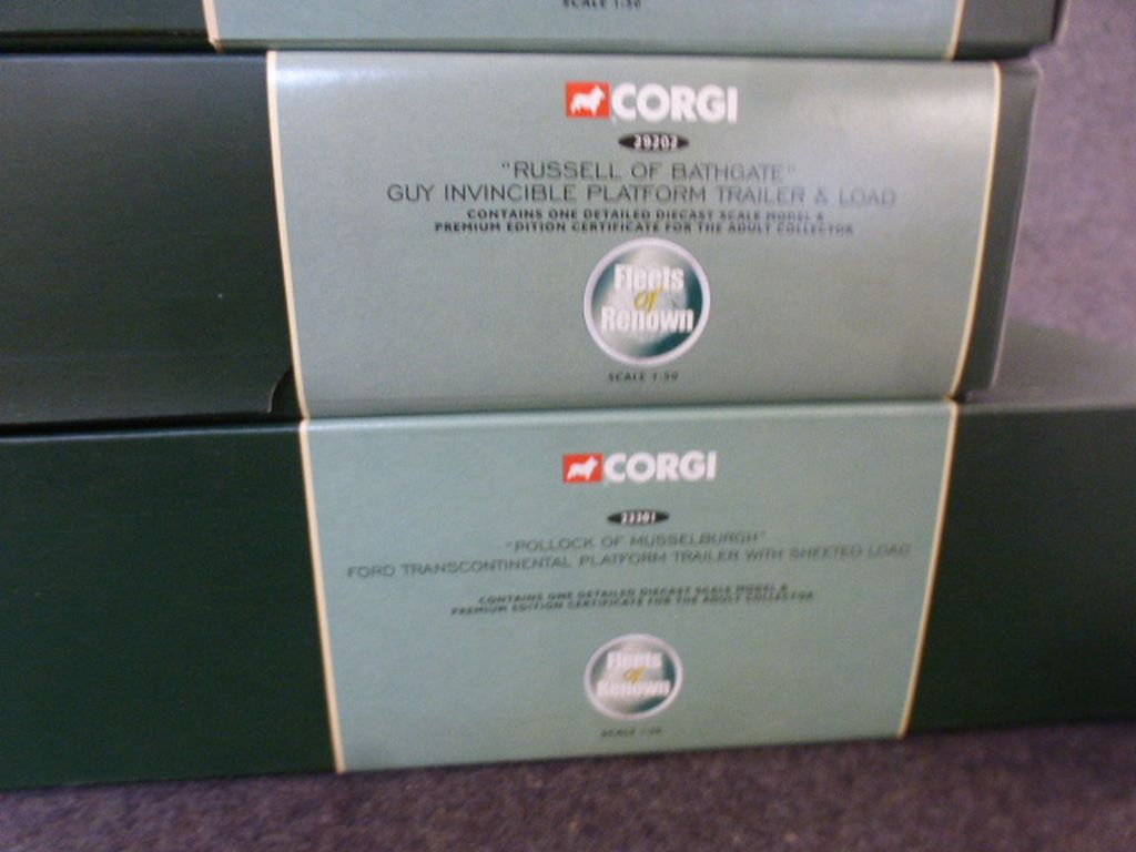 Six boxed 1:50 Corgi Premium Edition Fleets of Renown diecast models to include The Shore Porters' - Image 3 of 3