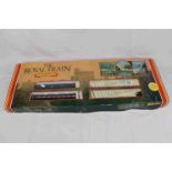 Boxed Hornby OO gauge R557 The Royal Train with The Queen Mother Engine and 3 x coaches