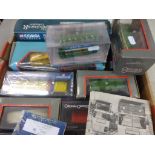 A collection of 13 boxed diecast Corgi model buses to include 10 x The Original Omnibus Company, 2 x